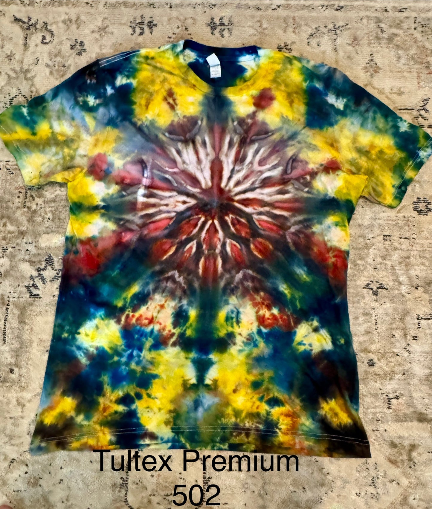Iris dye TShirt